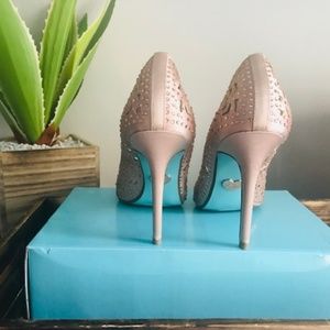 betsey johnson emili pump blush